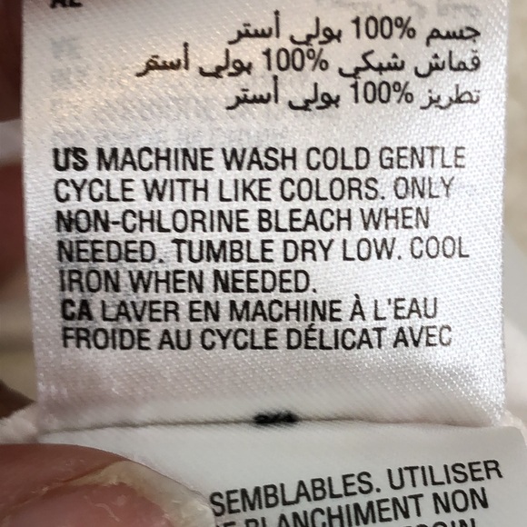 NWOT INC International Concepts Intimates White Sheer Panel Nightie SIZE XS - Picture 4 of 9